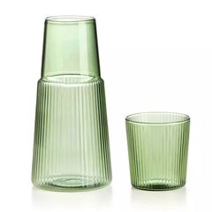 Bình nước có nắp Narciso 0.6L - Xanh lá