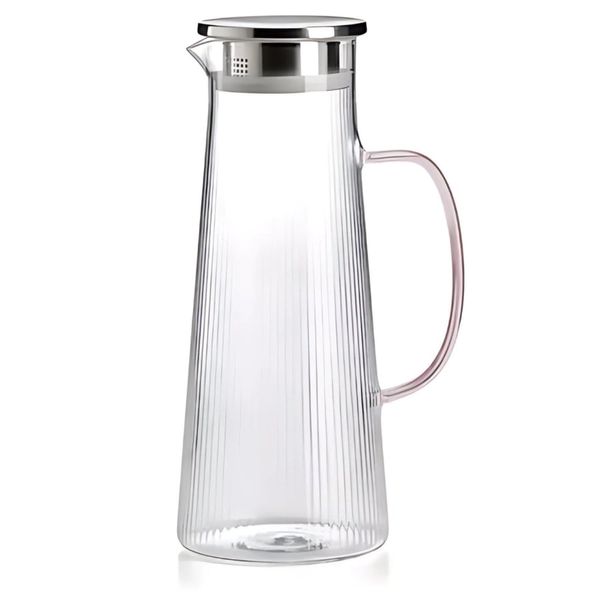 Bình nước Narciso Borosilicate 1.1L - Hồng
