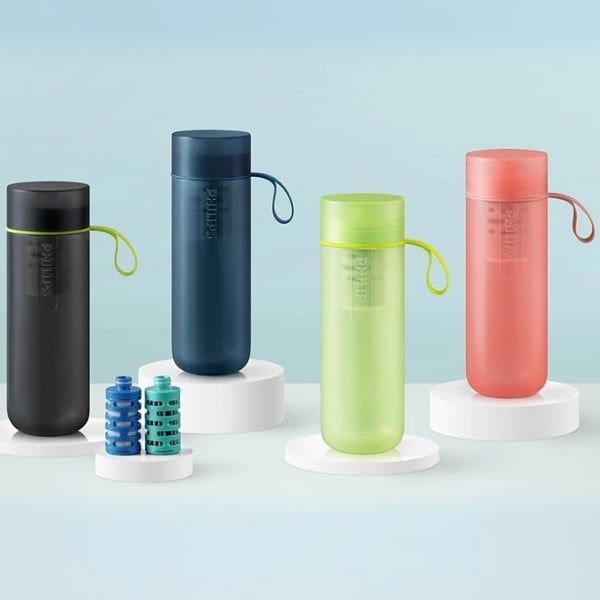 Bình nước Philips AWP2722LIR/97 có lọc GoZero – 590ml