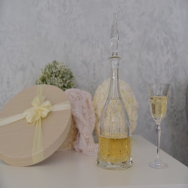 Bình pha lê đựng rượu Rogaska Aulide 1L