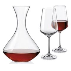  Bình thở rượu vang Bohemia 1500ml 31AA9 