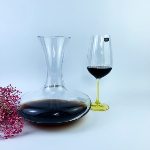 Bình thở rượu vang Bohemia 1500ml 34136K