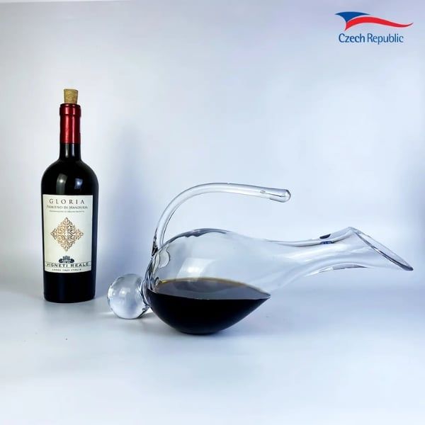 Bình thở rượu vang Bohemia 1500ml 3E675