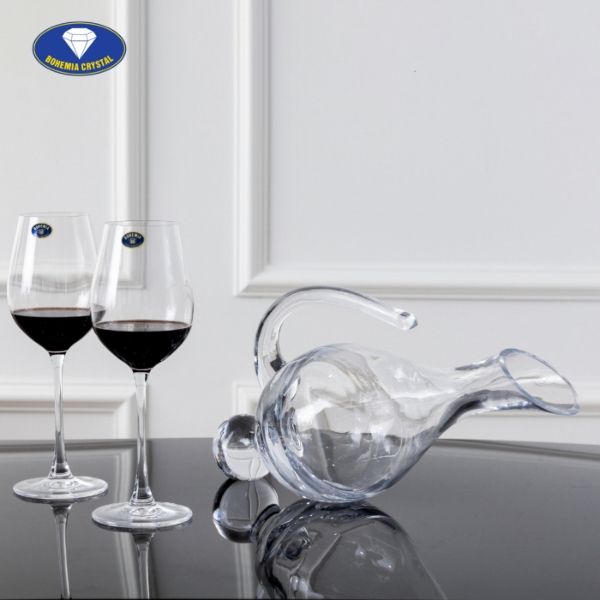 Bình thở rượu vang Bohemia 1500ml 3E675