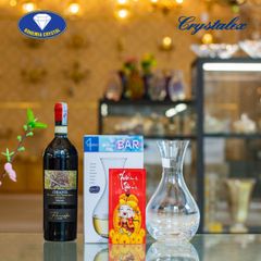  Bình thở rượu vang pha lê Bohemia Crystalex 1250ml 31484 