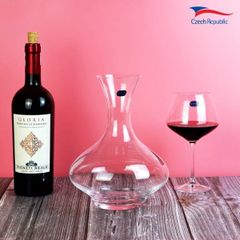  Bình thở rượu vang pha lê Bohemia 1700ml 31B08 