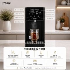  Bình thủy điện nóng lạnh Steiger STG850 HC 3.8L 