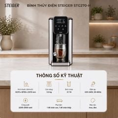  Bình thủy điện Steiger STG270-H 2.7L 