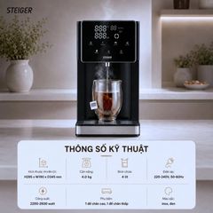  Bình thủy điện Steiger STG400-H 4L 