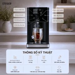  Bình thủy điện Steiger STG400-H 4L 