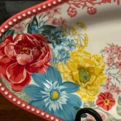  Bộ 2 đĩa oval The Pioneer Woman Fancy Flourish Narrow 