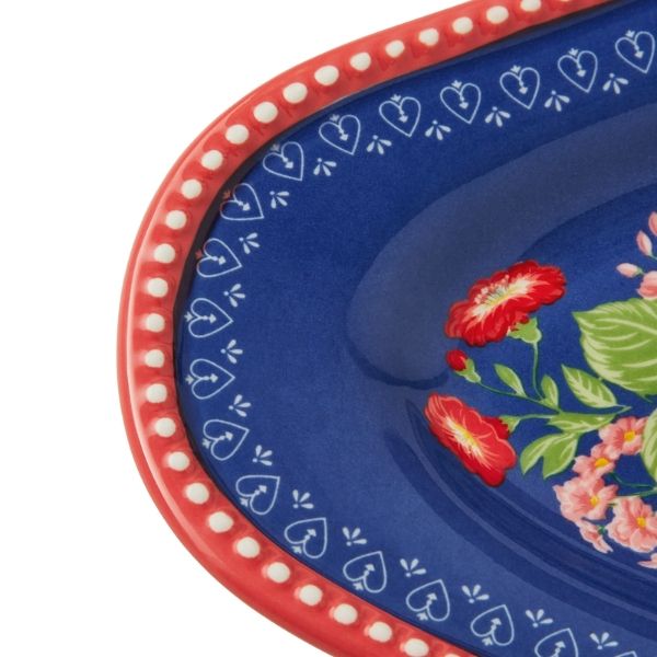 Bộ 2 đĩa oval The Pioneer Woman Fancy Flourish Narrow