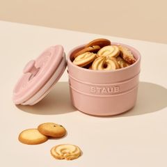  Bộ 3 hũ sứ Staub Pastel có nắp - 500ml/800ml/1000ml 
