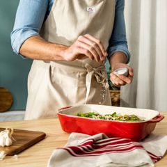  Bộ 3 khay nướng Staub cỡ to - Màu Đỏ 