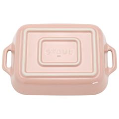 Bộ 3 khay nướng Staub màu hồng 