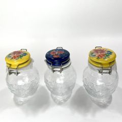  Bộ 3 lọ đựng gia vị nắp gốm The Pioneer Woman Floral Medley 127ml 