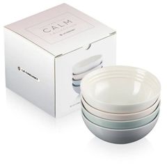 Bộ 4 bát Le Creuset 16cm Calm - Màu nhạt 