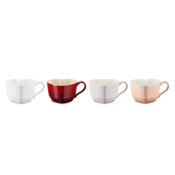 Bộ 4 cốc Le Creuset 220ml hình trái tim