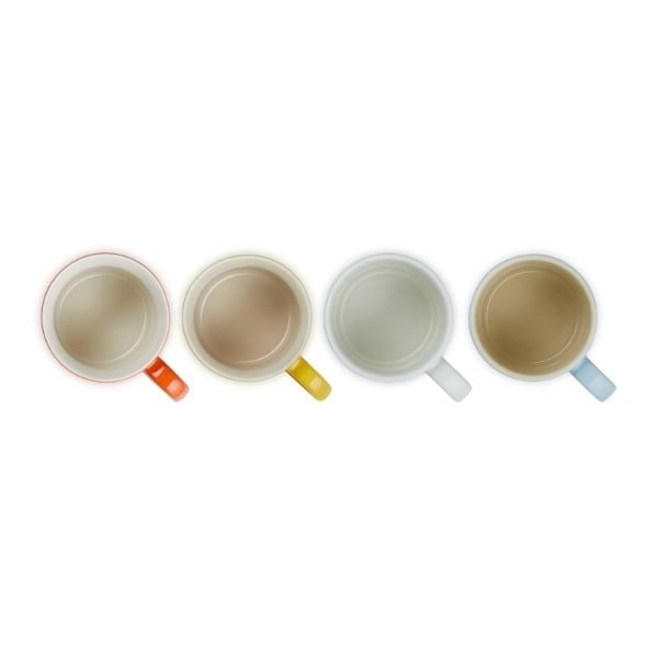 Bộ 4 cốc sứ Le Creuset Elemen 200ml