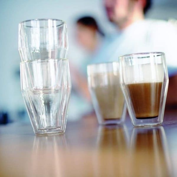 Bộ 4 cốc thuỷ tinh giữ nhiệt 2 lớp Bodum Titlis 350ml