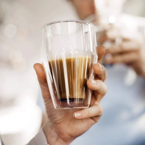 Bộ 4 cốc thuỷ tinh giữ nhiệt 2 lớp Bodum Titlis 350ml