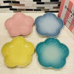  Bộ 4 đĩa Le Creuset Sorbet hình cánh hoa 23cm 