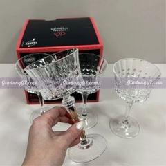  Bộ 4 ly Champagne Cocktail Lady Diamond - Made in France 