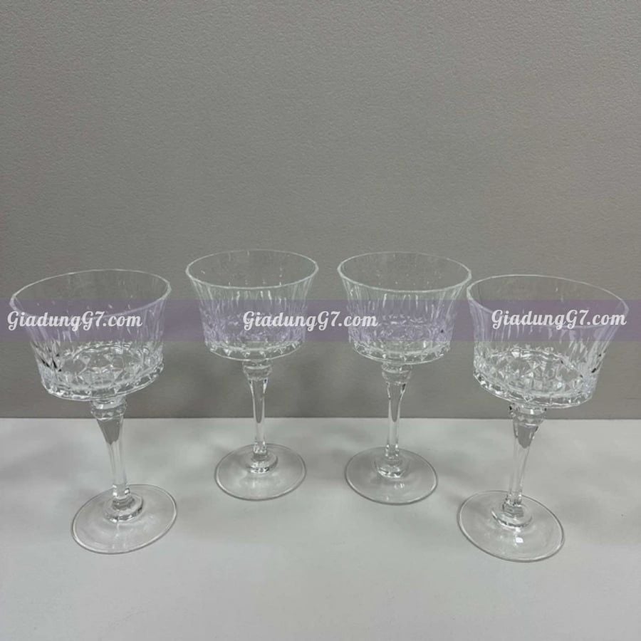 Bộ 4 ly Champagne Cocktail Lady Diamond - Made in France
