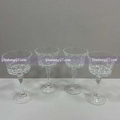  Bộ 4 ly Champagne Cocktail Lady Diamond - Made in France 