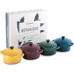  Bộ 4 nồi gốm mini Le Creuset Botanique 10cm 250ml 