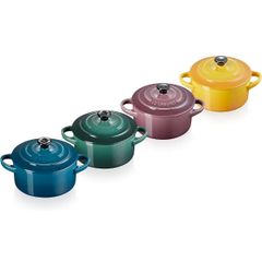  Bộ 4 nồi gốm mini Le Creuset Botanique 10cm 250ml 