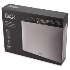  Bộ 4 thớt Joseph Joseph 60170 Folio steel - Màu inox 