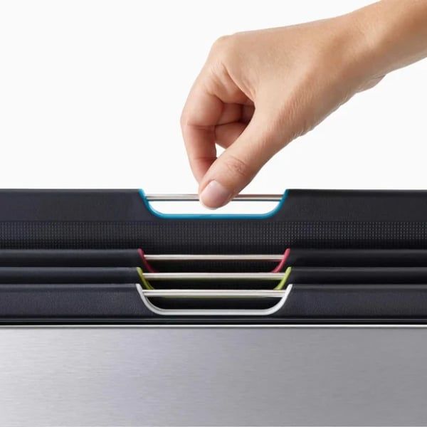 Bộ 4 thớt Joseph Joseph 60170 Folio steel - Màu inox