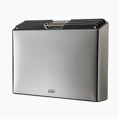 Bộ 4 thớt Joseph Joseph 60170 Folio steel - Màu inox 
