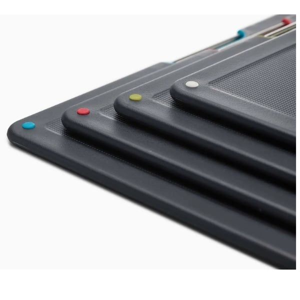 Bộ 4 thớt Joseph Joseph 60170 Folio steel - Màu inox