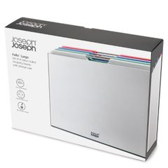  Bộ 4 Thớt Phân Loại Joseph Joseph 60215 Folio Large (Coast Silver) 