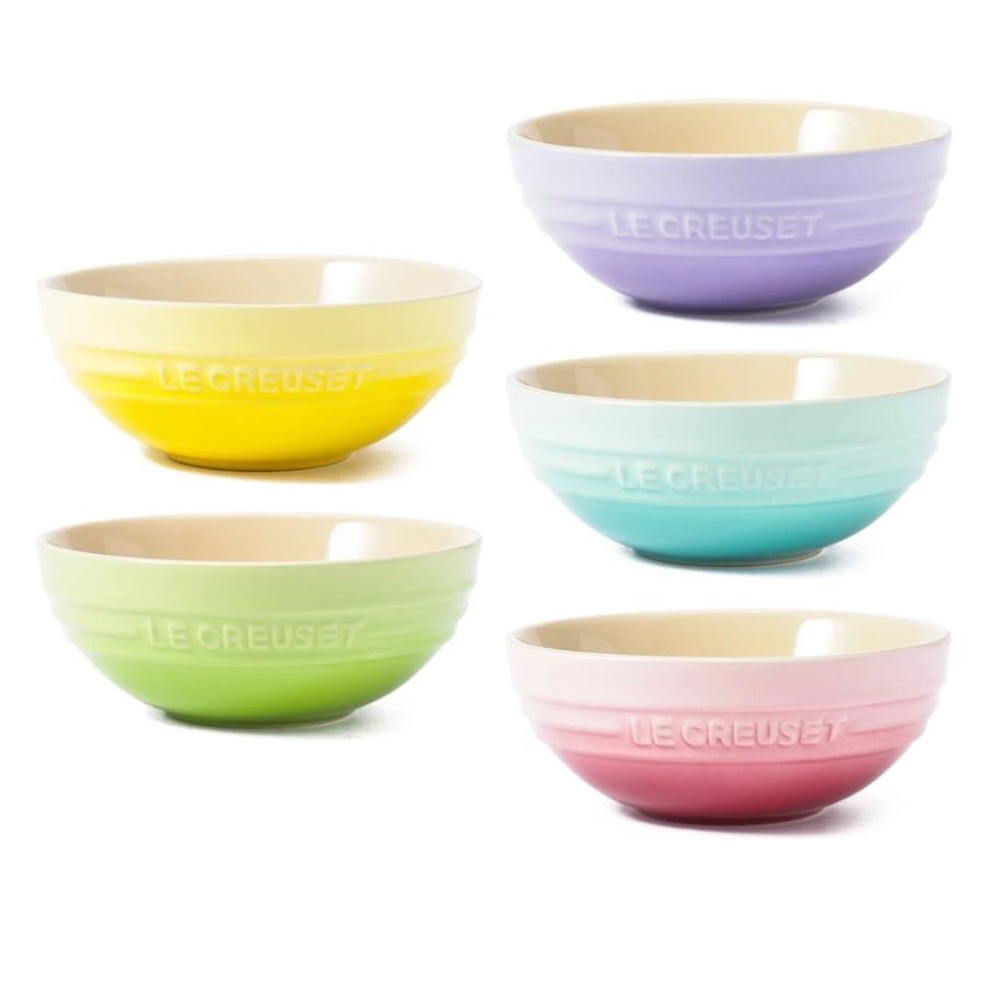 Bộ 5 bát Le Creuset pastel 15cm 580ml