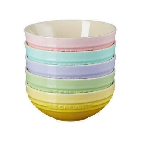 Bộ 5 bát Le Creuset pastel 15cm 580ml