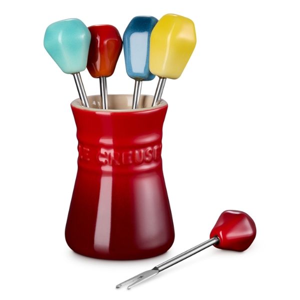 Bộ 5 dĩa hoa quả kèm hũ đựng Le Creuset Sorbet