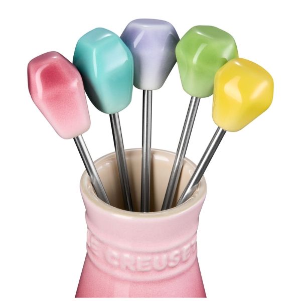 Bộ 5 dĩa hoa quả kèm hũ đựng Le Creuset Sorbet