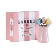  Bộ 5 dĩa hoa quả kèm hũ đựng Le Creuset Sorbet 