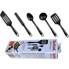  Bộ 5 dụng cụ nấu ăn Tefal K001A Bienvenue Màu Đen (Made In Portugal) 