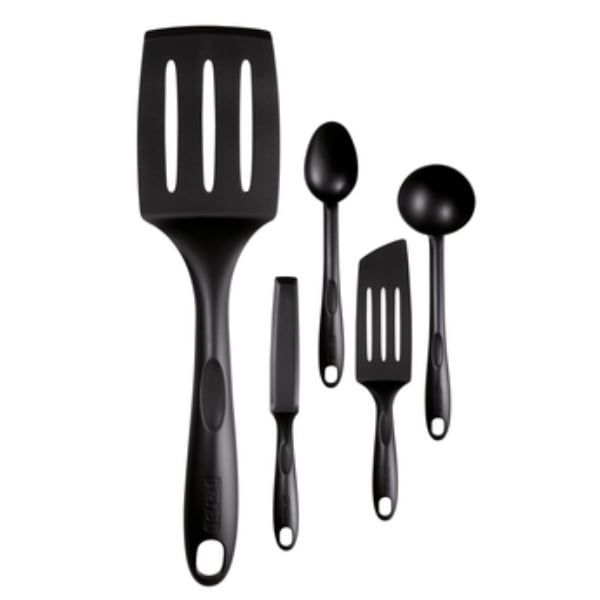 Bộ 5 dụng cụ nấu ăn Tefal K001A Bienvenue Màu Đen (Made In Portugal)