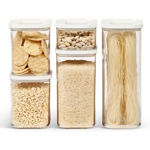 Bộ 5 hộp đựng thực phẩm khô Mepal Modula