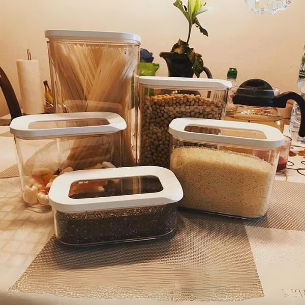 Bộ 5 hộp đựng thực phẩm khô Mepal Modula