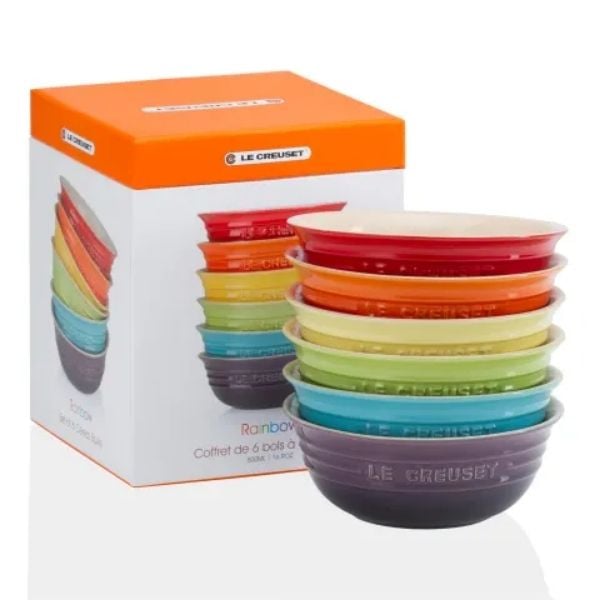 Bộ 6 bát cầu vồng Le Creuset 15cm