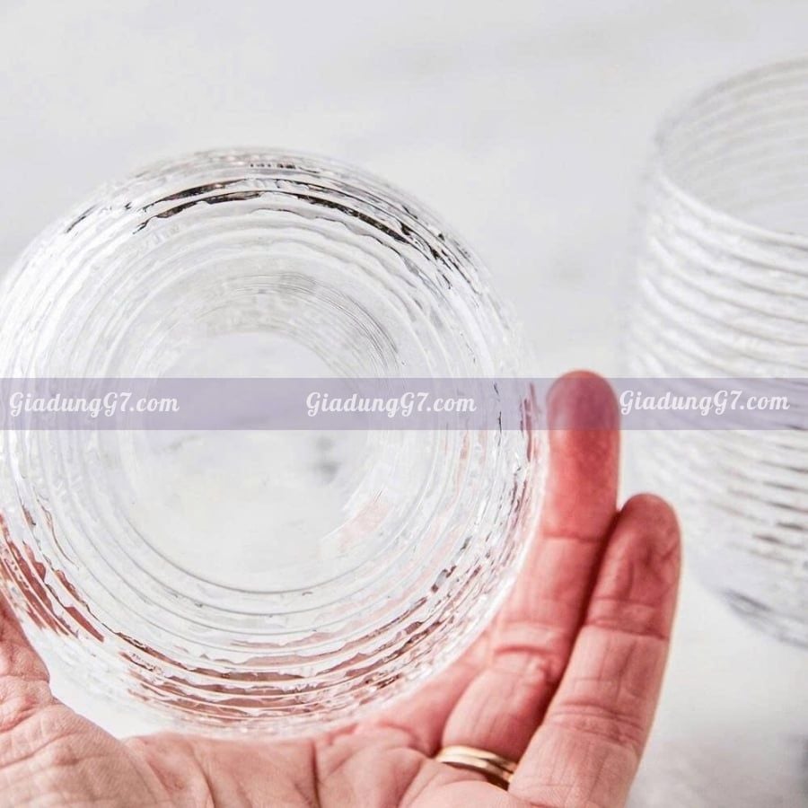 Bộ 6 cốc IVV Clear Multicolors 250ml - Trong suốt