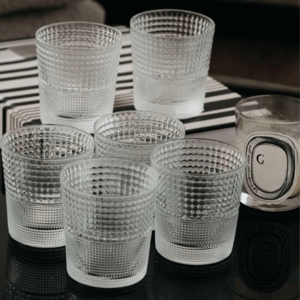 Bộ 6 cốc thủy tinh màu IVV Speedy 280ml - Made in Italy