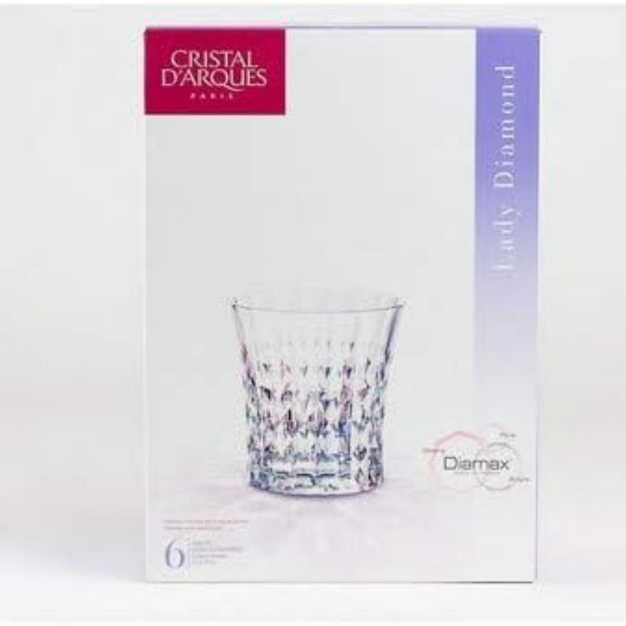 Bộ 6 cốc Lady Diamond 270ml - Made in France
