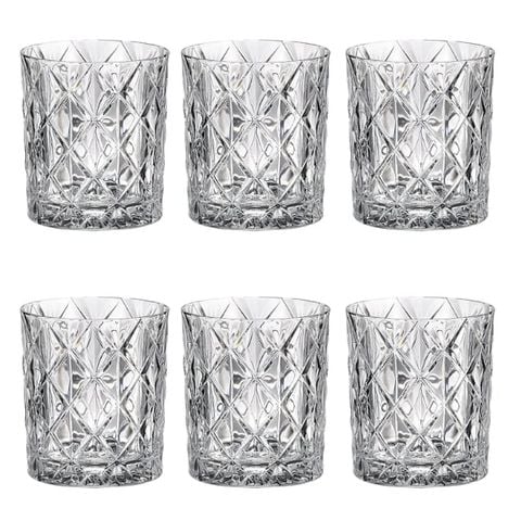 Bộ 6 cốc pha lê Bohemia Memphis DOF 300ml